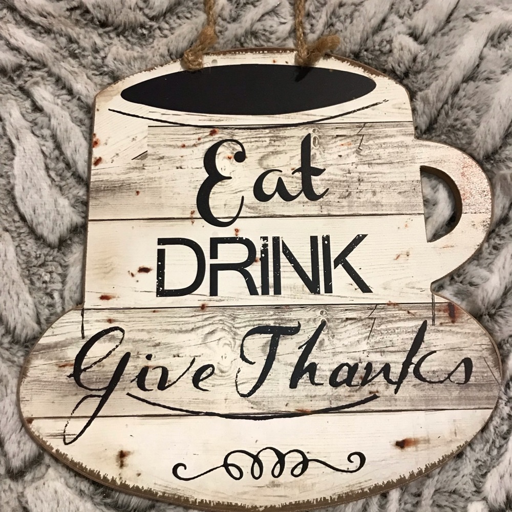 Hobby Lobby Coffee Cup Hanging Sign